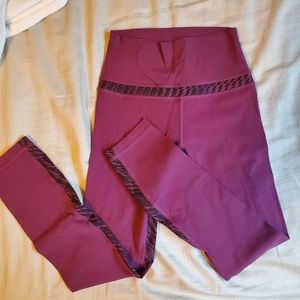 Lululemon Original Align Red Grape Size 4